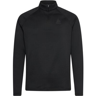 Odlo Besso Mid Layer 1/2 Zip L BLACK - BLACK L Odlo Besso Mid Layer 1/2 Zip L BLACK - BLACK L