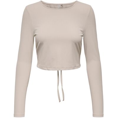 Only Play Onphomie On Ls Cropped Rib Tee S NACREOUS CLOUD S Only Play Onphomie On Ls Cropped Rib Tee S NACREOUS CLOUD S