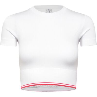 Organic Basics Luxe Touch Crop Tee XXS WHITE XXS Organic Basics Luxe Touch Crop Tee XXS WHITE XXS