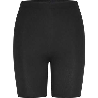 Organic Basics Core Rib Bike Shorts S BLACK S Organic Basics Core Rib Bike Shorts S BLACK S