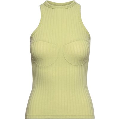 OW Collection Callie Stitch Tank Top S GREEN S OW Collection Callie Stitch Tank Top S GREEN S