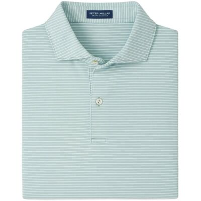Peter Millar Ballad Performance Jersey Polo - Edwin Spread Coll XXL LIGHT WILLOW XXL Peter Millar Ballad Performance Jersey Polo - Edwin Spread Coll XXL LIGHT WILLOW XXL