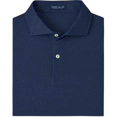 Peter Millar Fermata Performance Jersey Polo - Edwin Spread Col XL NAVY XL Peter Millar Fermata Performance Jersey Polo - Edwin Spread Col XL NAVY XL