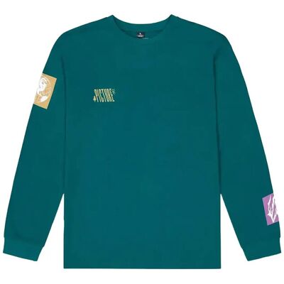 PICTURE ORGANIC CLOTHING Kawa Ls Tee S B DEEP WATER S PICTURE ORGANIC CLOTHING Kawa Ls Tee S B DEEP WATER S