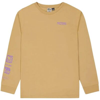PICTURE ORGANIC CLOTHING Pembroke Ls Tee S A LARK WASHED S PICTURE ORGANIC CLOTHING Pembroke Ls Tee S A LARK WASHED S
