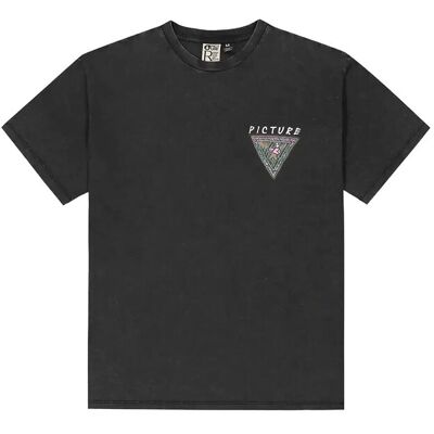 PICTURE ORGANIC CLOTHING Chilanko Tee L B BLACK WASHED L PICTURE ORGANIC CLOTHING Chilanko Tee L B BLACK WASHED L