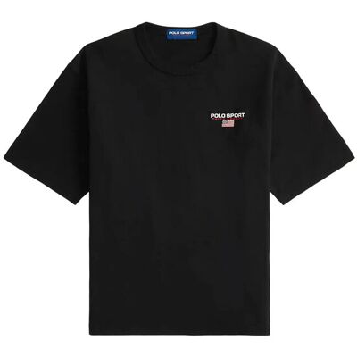 Polo Ralph Lauren Relaxed Fit Polo Sport Jersey T-Shirt XS POLO BLACK/WHITE XS Polo Ralph Lauren Relaxed Fit Polo Sport Jersey T-Shirt XS POLO BLACK/WHITE XS