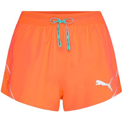 PUMA W Raceday Ultraweave 3 Split Short XL GLOWING RED XL PUMA W Raceday Ultraweave 3 Split Short XL GLOWING RED XL