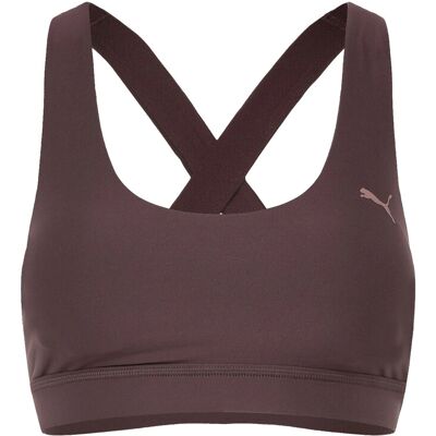 PUMA Cloudspun Bra - Mid L CHOCOLATE BROWN L PUMA Cloudspun Bra - Mid L CHOCOLATE BROWN L