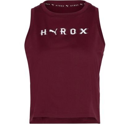 W Puma X Hyrox Cloudspun Thermoadapt Crop Tank XL RUBY SHIMMER XL W Puma X Hyrox Cloudspun Thermoadapt Crop Tank XL RUBY SHIMMER XL