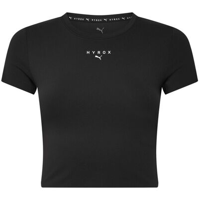 W Puma X Hyrox Shapeluxe Ss Crop Tee S PUMA BLACK S W Puma X Hyrox Shapeluxe Ss Crop Tee S PUMA BLACK S