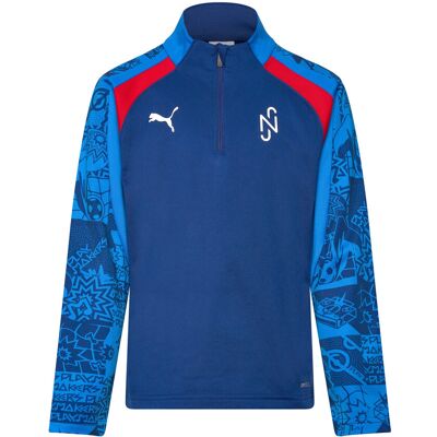Neymar Jr Playmaker 1/4 Zip Jr 176 BLAZING BLUE-PUMA WHITE-ULTRA BLUE 176 Neymar Jr Playmaker 1/4 Zip Jr 176 BLAZING BLUE-PUMA WHITE-ULTRA BLUE 176