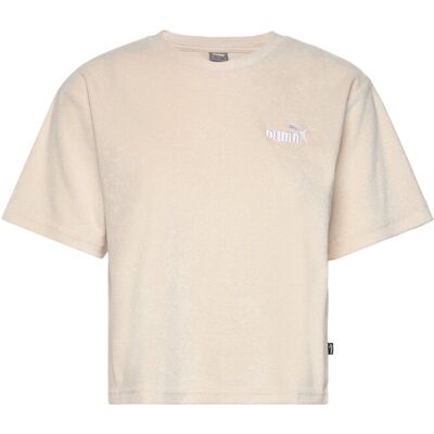 PUMA Ess Elevated Relaxed Cropped Tee XS ALPINE SNOW XS PUMA Ess Elevated Relaxed Cropped Tee XS ALPINE SNOW XS
