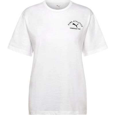 Puma Class Relaxed Tee S PUMA WHITE S Puma Class Relaxed Tee S PUMA WHITE S