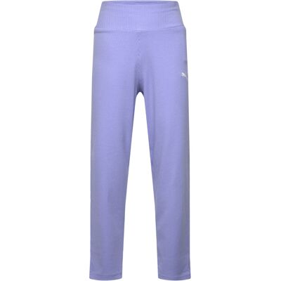 PUMA Ess Elevated High Waist Straight Leg Rib Pants G 116 INTENSE LAVENDER 116 PUMA Ess Elevated High Waist Straight Leg Rib Pants G 116 INTENSE LAVENDER 116