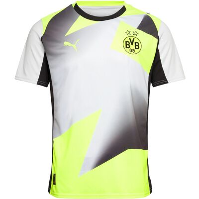PUMA Borussia Dortmund Away Jersey Replica S SILVER MIST-YELLOW ALERT S PUMA Borussia Dortmund Away Jersey Replica S SILVER MIST-YELLOW ALERT S