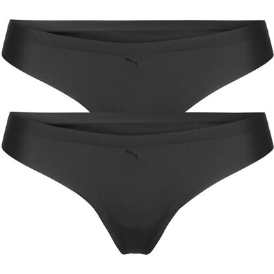Puma Women Seamless String 2P Pack XS BLACK XS Puma Women Seamless String 2P Pack XS BLACK XS