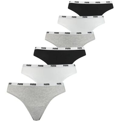 Puma Women String 6P Ecom XL GREY/BLACK/WHITE XL Puma Women String 6P Ecom XL GREY/BLACK/WHITE XL