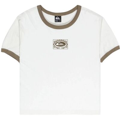 Quiksilver Ringer Tee Screen L SNOW WHITE L Quiksilver Ringer Tee Screen L SNOW WHITE L