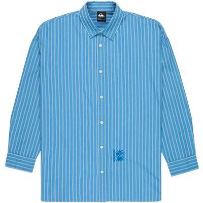 Quiksilver Finvoy Ls Shirt S RIVIERA VERTICAL STRIPES S Quiksilver Finvoy Ls Shirt S RIVIERA VERTICAL STRIPES S
