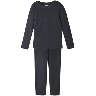 Reima Thermal Base Layer Set, Lani 80 BLACK MELANGE 80 Reima Thermal Base Layer Set, Lani 80 BLACK MELANGE 80