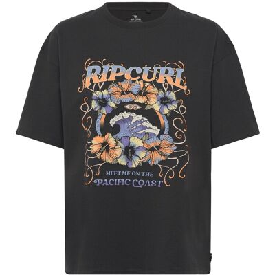 Rip Curl Pacific Coast Heritage Tee S WASHED BLACK S Rip Curl Pacific Coast Heritage Tee S WASHED BLACK S
