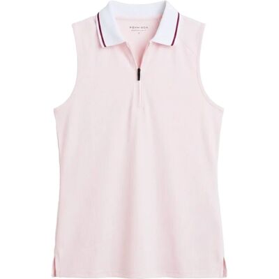 Röhnisch Rib Sleeveless Poloshirt M CRADLE PINK M Röhnisch Rib Sleeveless Poloshirt M CRADLE PINK M