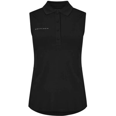 Röhnisch Nicky Sleeveless Poloshirt XL BLACK XL Röhnisch Nicky Sleeveless Poloshirt XL BLACK XL