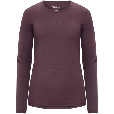 Röhnisch Jacquard Ls Top XL HUCKLEBERRY XL Röhnisch Jacquard Ls Top XL HUCKLEBERRY XL