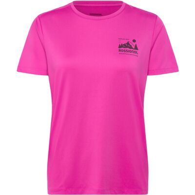 ROSSIGNOL W Graphic Active Tee S ELECTRIC FUCHSIA S ROSSIGNOL W Graphic Active Tee S ELECTRIC FUCHSIA S