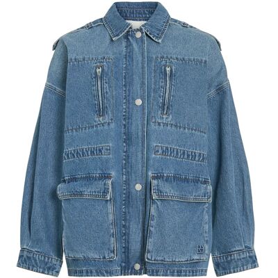 ROUGE EDIT Rouramonas L/S Denim Jacket/Pf 44 DARK MEDIUM BLUE DENIM 44 ROUGE EDIT Rouramonas L/S Denim Jacket/Pf 44 DARK MEDIUM BLUE DENIM 44