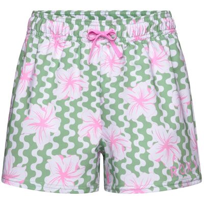 Roxy Party Waves Boardshort 170 BASIL PARTY WAVES RG 170 Roxy Party Waves Boardshort 170 BASIL PARTY WAVES RG 170