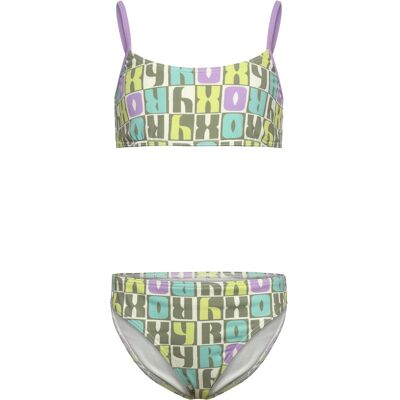 Roxy Letter Up Bralette Set 176 OIL GREEN LETTER UP 176 Roxy Letter Up Bralette Set 176 OIL GREEN LETTER UP 176