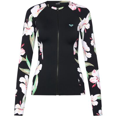 Roxy Ls Zip Lycra S ANTHRACITE SPRING CHARMING S Roxy Ls Zip Lycra S ANTHRACITE SPRING CHARMING S