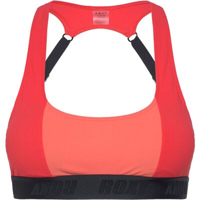 Roxy Active Colorblock Top M POPPY RED M Roxy Active Colorblock Top M POPPY RED M
