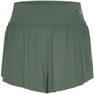 RS Sports Women's Court Pleated Shorts (White/Black,L,St) S COURT GREEN S RS Sports Women's Court Pleated Shorts (White/Black,L,St) S COURT GREEN S