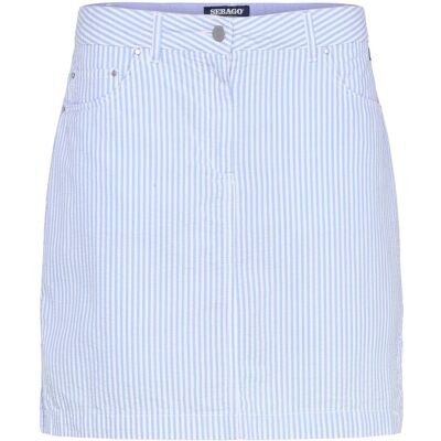 Sebago Seersucker Skort L LT. BLUE/WHITE L Sebago Seersucker Skort L LT. BLUE/WHITE L
