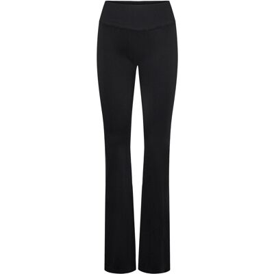 STRONGER Seamless Contour Ribbed Bootcut Leggings S BLACK S STRONGER Seamless Contour Ribbed Bootcut Leggings S BLACK S