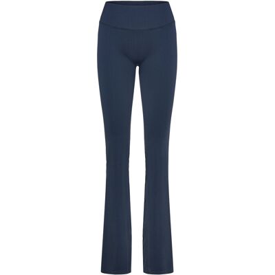 STRONGER Seamless Contour Ribbed Bootcut Leggings S NAVY BLAZER S STRONGER Seamless Contour Ribbed Bootcut Leggings S NAVY BLAZER S