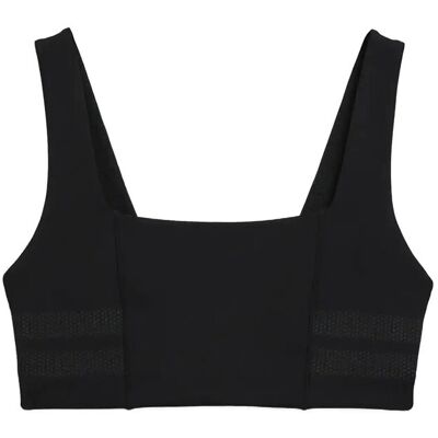 STRONGER Signature Square Neck Sports Bra L BLACK L STRONGER Signature Square Neck Sports Bra L BLACK L
