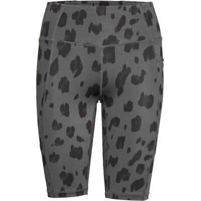 Svea W. Tonal Leo Biker Shorts XS BLACK/GREY XS Svea W. Tonal Leo Biker Shorts XS BLACK/GREY XS