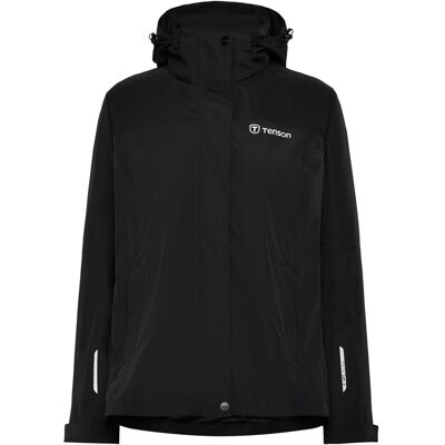 Tenson Melville Jacket Woman XL BLACK XL Tenson Melville Jacket Woman XL BLACK XL