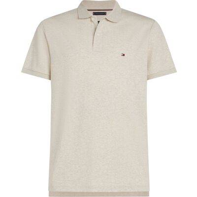Tommy Hilfiger Liquid Cotton Reg Seasonal Polo XL HEATHERED OATMILK XL Tommy Hilfiger Liquid Cotton Reg Seasonal Polo XL HEATHERED OATMILK XL