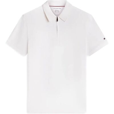 Tommy Hilfiger Dc Performance Zip Polo XL IVORY WHITE XL Tommy Hilfiger Dc Performance Zip Polo XL IVORY WHITE XL