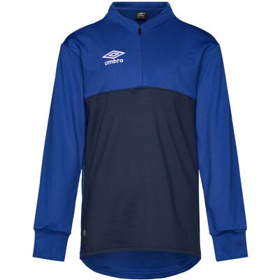 Umbro Ux Pro Half Zip Jr 152 BLÅ/VIT 152 Umbro Ux Pro Half Zip Jr 152 BLÅ/VIT 152