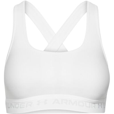 Under Armour Crossback Mid Bra XL WHITE XL Under Armour Crossback Mid Bra XL WHITE XL