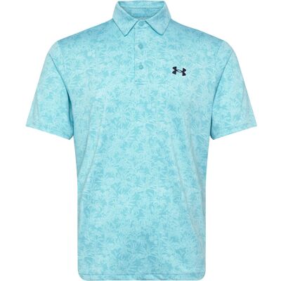 Under Armour Ua Playoff 3.0 Printed Polo L BLUE HAZE L Under Armour Ua Playoff 3.0 Printed Polo L BLUE HAZE L