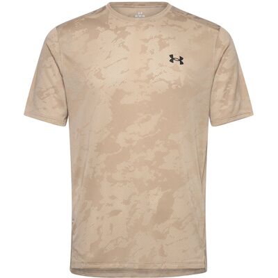 Under Armour Tech Vent Jacquard T-Shirt - City Khaki/Black - XXL - T-Shirt Under Armour Tech Vent Jacquard T-Shirt - City Khaki/Black - XXL - T-Shirt