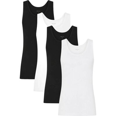 Garmin 4-Pack Women Bamboo Tank Top M BLACK, WHITE M Garmin 4-Pack Women Bamboo Tank Top M BLACK, WHITE M
