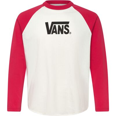 VANS Core Raglan Ls M MEDIUM RED M VANS Core Raglan Ls M MEDIUM RED M